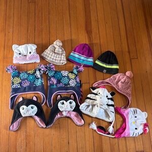 Colorful Kids' Winter Hats Collection